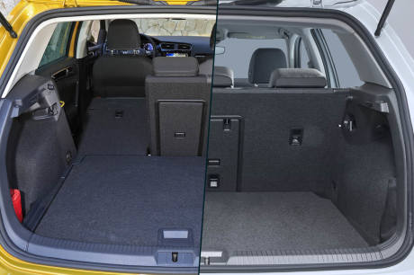 volkswagen golf 7 vs golf 8 coffre