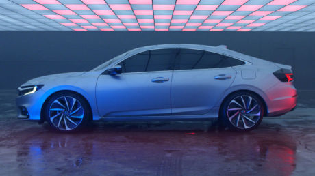 Honda Insight concept-car vue de profil salon de Detroit