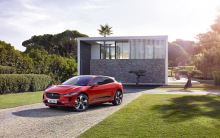 Jaguar I-Pace 2018 rouge vue avant