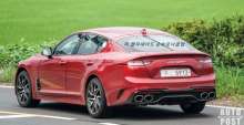 kia stinger spyshot
