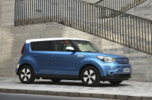 kia soul ev bleu