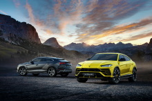 Lamborghini Urus vue avant jaune et vue arriÃÆÃâÃâ ââ¬â¢ÃÆÃ¢â¬Å Ãâáre gris
