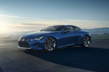 lexus LC 500h bleue