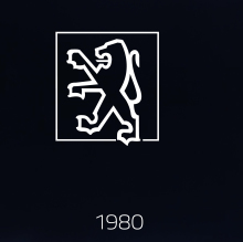 Logo Peugeot 1980