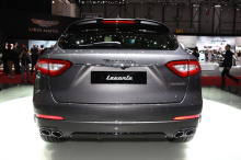 vue arriere maserati levante au salon de geneve