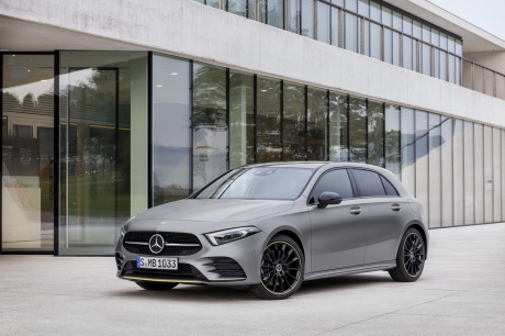nouvelle mercedes classe A 2018 gris avant