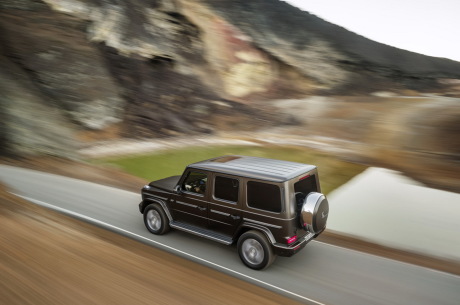 mercedes classe g roulant montagne plongee