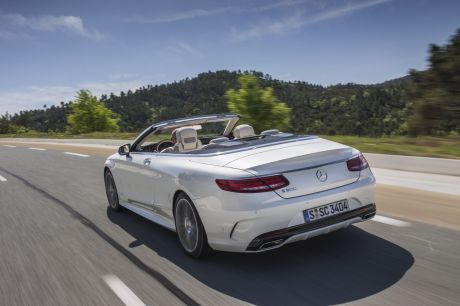 vue arrière Mercedes Classe S Cabriolet
