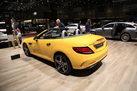 Mercedes SLC Final Edition au salon de GenÚve 2019