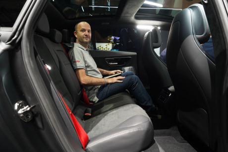 mercedes eqe 2022 places arrière