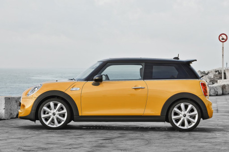 mini cooper s jaune