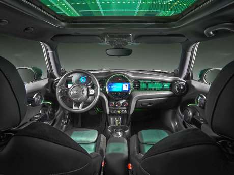 mini cooper se mosaert 2021 interieur