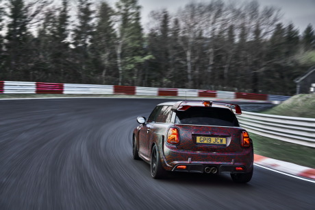 mini jcw gp nurburgring roulante arriere