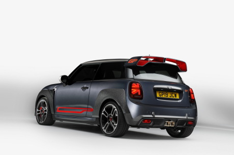 mini jcw gp studio arriere racing grey