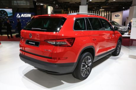skoda kodiaq au mondial de Paris 2016 arrière