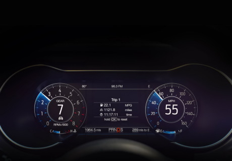 Ford Mustang 2018 tableau de bord digital