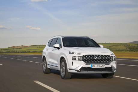 hyundai santa fe restyle 2020 hybride