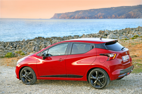 Nissan Micra IG-T 100 : statique extÃÆÃâÃâ ââ¬â¢ÃÆÃ¢â¬Å¡Ãâérieur profil AR gauche