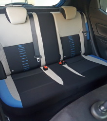Nissan Micra 2017 Tekna pack bleu si-ges arrière