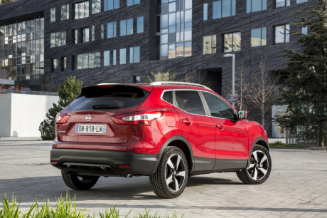 nissan qashqai vue arrière