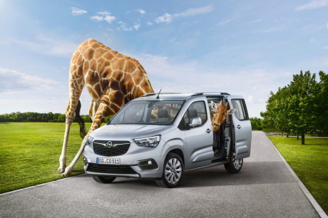 Opel Combo Life (2018) 3/4 avant girafe