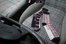 Opel Corsa chaussette tartan anniversaire