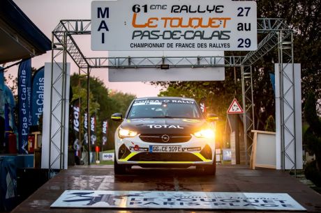Opel Corsa rallye du Touquet