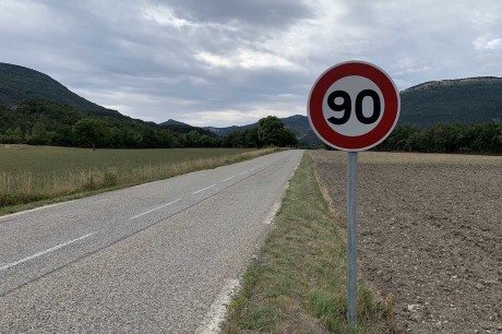 90 km/h route france