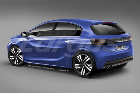 vue arriÃÅ¡re nouvelle peugeot 208 2 rivale renault clio 5