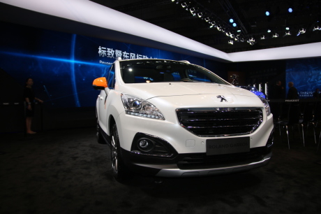 vue Peugeot 3008 Roland Garros salon shanghai 2015