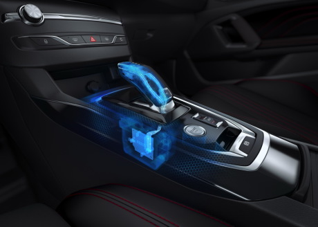 nouveau levier de vitesse de la boîte automatique EAT5 peugeot 308 restylée 2017