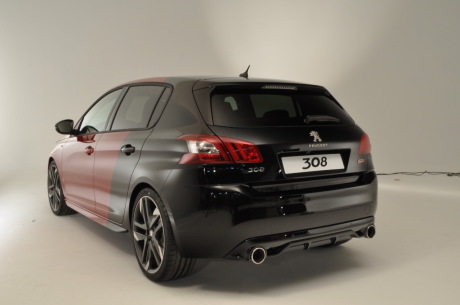 vue arrière Peugeot 308 GTI