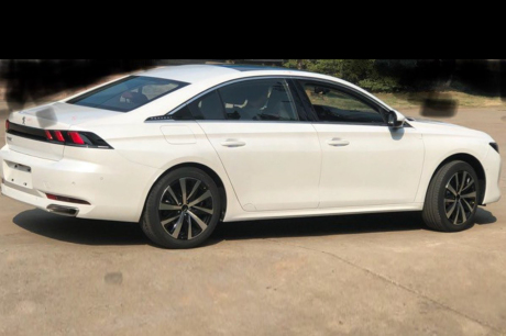 Peugeot 508 Chine vue arriÚre blanche
