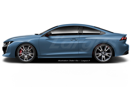 Peugeot 508 coupÃÆÃâÃâ ââ¬â¢ÃÆÃ¢â¬ âââ‰âÂ¢ÃÆÃââââ¬Ã
Â¡ÃÆÃ¢â¬Å¡Ãâé vue de profil illustration Didier RIC