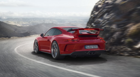 porsche 911 GT3 rouge arrière