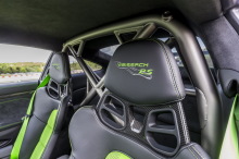 Porsche 911 GT3 RS verte Pack Weissach circuit intéririeur