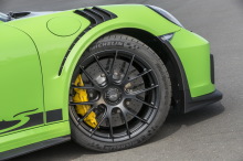 Porsche 911 GT3 RS verte Pack Weissach circuit