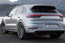 Porsche Cayenne restylé illustration arrière