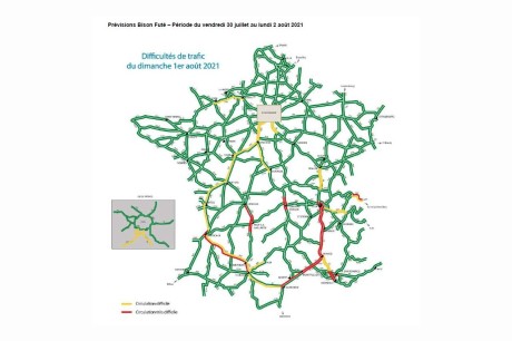 prevision trafic dimanche 1er aout