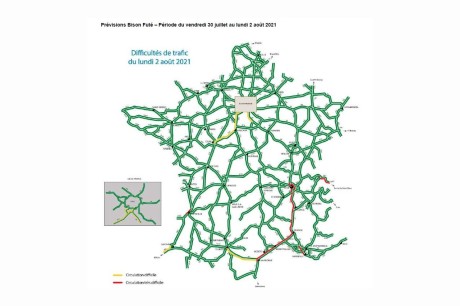 prevision trafic lundi 2 aout