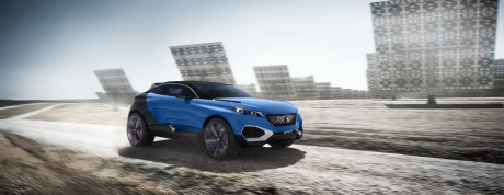 Concept Peugeot Quartz hybride rechargeable