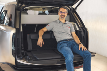 Range Rover 2022 banquette amovible sur ridelle