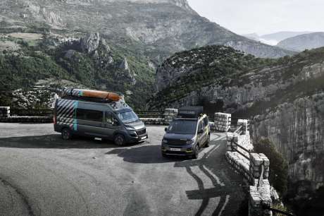 Peugeot Boxer 4x4 Concept et le Peugeot Rifter 4x4 Concept