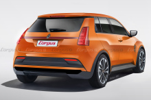 illustration future Renault 5 E-Tech Electric de 2024