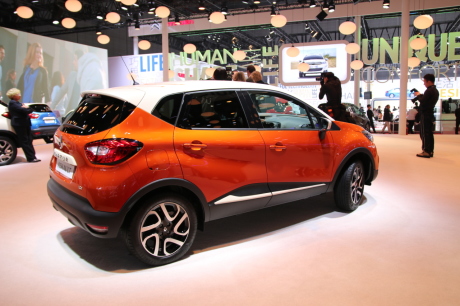vue arrière Renault Captur au salon de Shanghai 2015