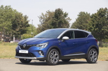 Renault Captur bleu vue avant