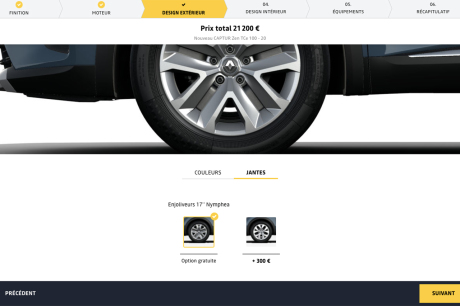 renault captur zen jantes