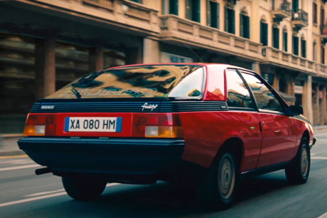 Renault Fuego Turbo rouge