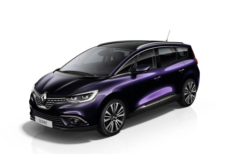 Renault Scenic Initiale Paris vue avant violet