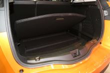 Renault Scénic 2016 vue du couvre-bagages logé sous le plancher amovible